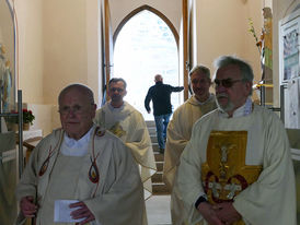 Feierlicher Gründungsgottesdienst der Pfarrei St. Heimerad (Foto: Karl-Franz Thiede)